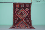 Boujaad Moroccan Rug - 6.3 x 12.8 Feet | Handmade Berber Rug with Bold Patterns