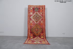 Boujaad Moroccan Runner Rug – 3.5 x 9.6 ft | Bold Vintage Hallway Rug