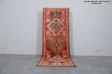 Boujaad Moroccan Runner Rug – 3.5 x 9.6 ft | Bold Vintage Hallway Rug