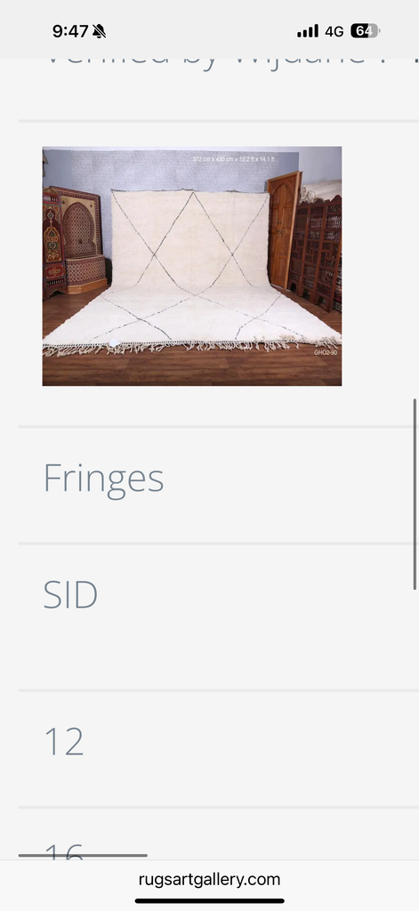 Custom rug 12x16