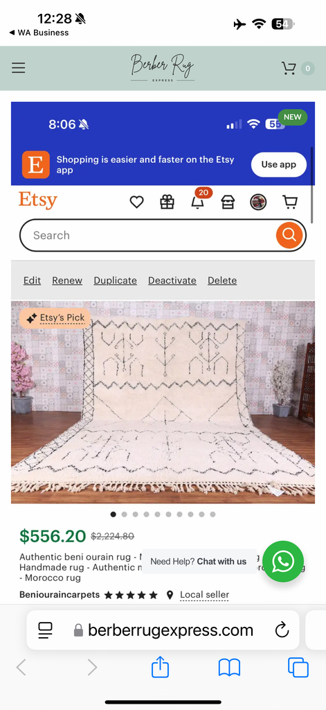 Moroccan rug 7x10