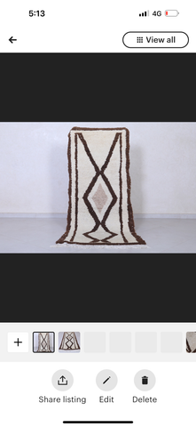 Custom rug 5x6ft
