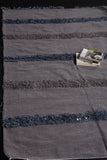 Wedding blanket moroccan berber rug 3.6 FT X 6.2 FT