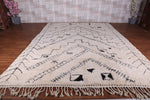 Moroccan atlantic rug - handmade solid custom carpet