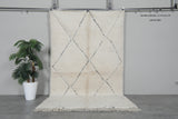 Beni Ourain Rug - Handwoven Moroccan Wool | 4.7 x 8.1 FT