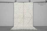 Moroccan Beni Ourain Rug - Handwoven Wool | 4.7 x 8.1 FT
