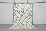 Authentic Moroccan Beni Ourain Rug 5.1 FT X 8.2 FT