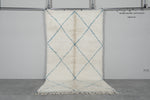 Handwoven Moroccan Beni Ourain Rug - 4.6 x 8.3 FT | Wool Berber Carpet