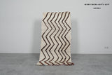 Handmade Beni Ourain Rug 2.6 X 5.2 FT
