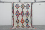 Vintage Moroccan Rug 4.2 X 6.5 FT Berber Rug