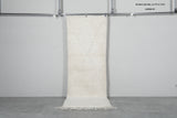 Simple Moroccan rug  2.7 FT X 7.9 FT