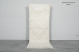Runner Rug 2.8 x 7.5 ft – Handmade Moroccan Wool Hallway Carpet