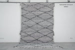 Beni Ourain Rug 6.4 x 10.1 ft – Handmade Moroccan Wool Carpet