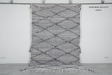 Beni Ourain Rug 6.4 x 10.1 ft – Handmade Moroccan Wool Carpet