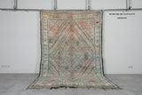 Vintage Moroccan Rug 6.3 FT X 9.7 FT Berber Rug