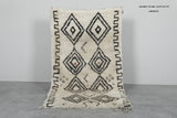 Vintage Moroccan rug 3.2 FT X 5.7 FT