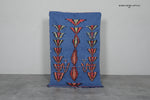Vintage Berber Rug | 3 FT X 4.2 FT  Tribal Motifs