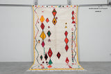 Colorful Moroccan Wool Rug 4.7 FT X 8.2 FT