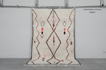 Moroccan Handmade Wool Rug 5.1 FT X 8.3 FT