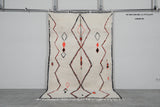 Moroccan Handmade Wool Rug 5.1 FT X 8.3 FT