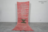 Handmade Moroccan rug 3.1 FT X 9.6 FT