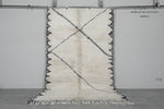Handwoven Moroccan Beni Ourain Rug - 5.3 x 8.8 FT