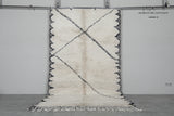 Handwoven Moroccan Beni Ourain Rug - 5.3 x 8.8 FT