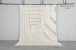 Luxury Handmade Berber Rug 6.7 x 8.9 ft - Soft Neutral Moroccan Style