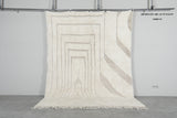 Luxury Handmade Berber Rug 6.7 x 8.9 ft - Soft Neutral Moroccan Style