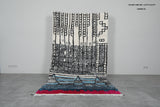 Colorful Moroccan rug 4.8 FT X 8.8 FT