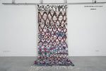 Handmade Boucherouite Rug 4.3 x 10.8 FT