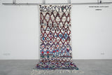 Handmade Boucherouite Rug 4.3 x 10.8 FT
