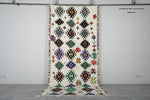 Handmade Berber Runner Rug 4.9x10.4 ft - Moroccan Wool Azilal Rug