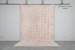 Handmade Moroccan Rug  7.1 x 10.7 ft - Unique Grid Design