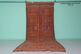 Vintage Moroccan Berber Runner Rug 6.3 x 16.2 ft - Handmade