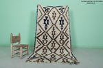 Handwoven Moroccan Berber Rug - Traditional Diamond Pattern