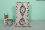 Moroccan Berber Rug - Traditional Diamond Pattern | Handwoven Wool