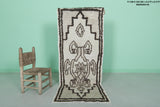 Handwoven Moroccan Berber Rug - Ivory & Brown | Authentic Artisan