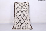Moroccan berber rug 2.9 X 6.2 Feet