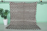 Classic Moroccan Berber Rug - Neutral Diamond Pattern