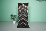 Moroccan Berber Rug – 2.6 x 7 ft | Multicolor Chevron Pattern