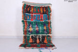 Moroccan berber rug 2.8 X 5.6 Feet
