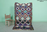 Colorful Handmade Berber Moroccan Rug | 3.1 FT x 6 FT