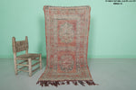 Old Vintage Handmade Berber Rug | 2.5 x 5.1 ft