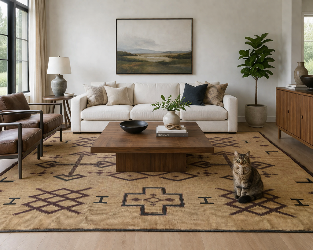 Tuareg rug 9.3 X 14.1 Feet