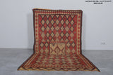 Vintage Moroccan rug 4.6 FT X 8.2 FT