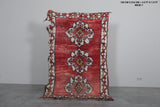 Amazing old handmade berber moroccan Rug