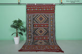 4.7 x 8.8 FT Moroccan Rug – Vibrant Tribal Pattern Wool Carpet