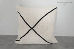 Handcrafted Moroccan Kilim Pillow 18.1 inches x 18.1 inches