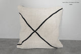 Handcrafted Moroccan Kilim Pillow 18.1 inches x 18.1 inches